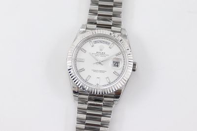 ROLEX Day-date 2836 Automatic Movement Transparent Indexes 40MM Watch